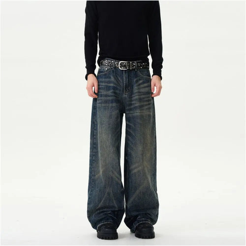 RETRO STYLE WHISKERED JEANS URBANCLANS