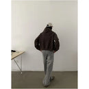RETRO WASHED DISTRESSED CLEAN FIT TROUSERS image 4