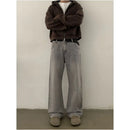 RETRO WASHED DISTRESSED CLEAN FIT TROUSERS URBANCLANS