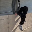 STRIPED CASUAL STRAIGHT LEG PANTS URBANCLANS