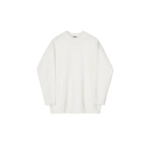LOOSE SOLID COLOR SWEATER image 5