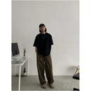 WASHED SILHOUETTE RETRO CARGO PANTS image 4