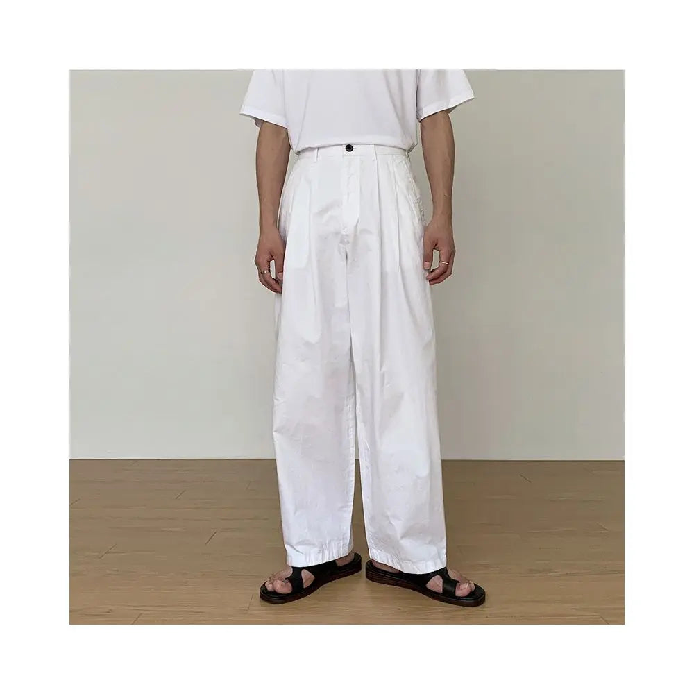 STRAIGHT LEG WIDE LEG ATHLETIC PANTS URBANCLANS