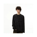 RETRO CHARACTER PRINT LOOSE LONG SLEEVE T SHIRT URBANCLANS