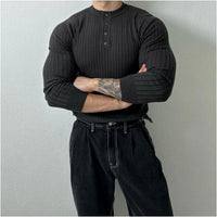 SLIM FIT KNITTED BASE LAYER TOP