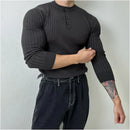SLIM FIT KNITTED BASE LAYER TOP image 3