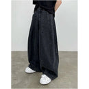 RETRO WASHED WIDE LEG JEANS image 0