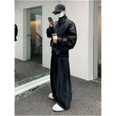 RETRO WASHED WIDE LEG JEANS image 1
