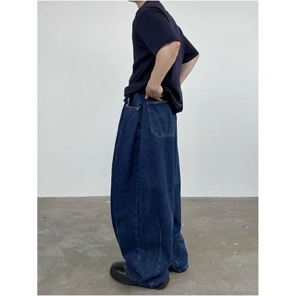 RETRO WASHED WIDE LEG JEANS image 2