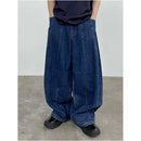 RETRO WASHED WIDE LEG JEANS image 3