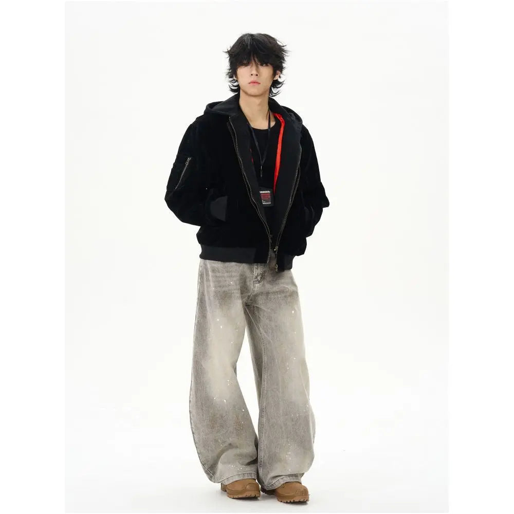 RETRO HIGH STREET SPLATTER JEANS image 3