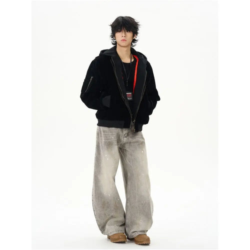 RETRO HIGH STREET SPLATTER JEANS image 3