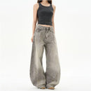 RETRO HIGH STREET SPLATTER JEANS URBANCLANS