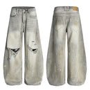 RETRO HIGH STREET SPLATTER JEANS URBANCLANS