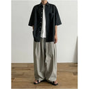 MEN S COTTON AND LINEN SHORT SLEEVED SHIRT image 3