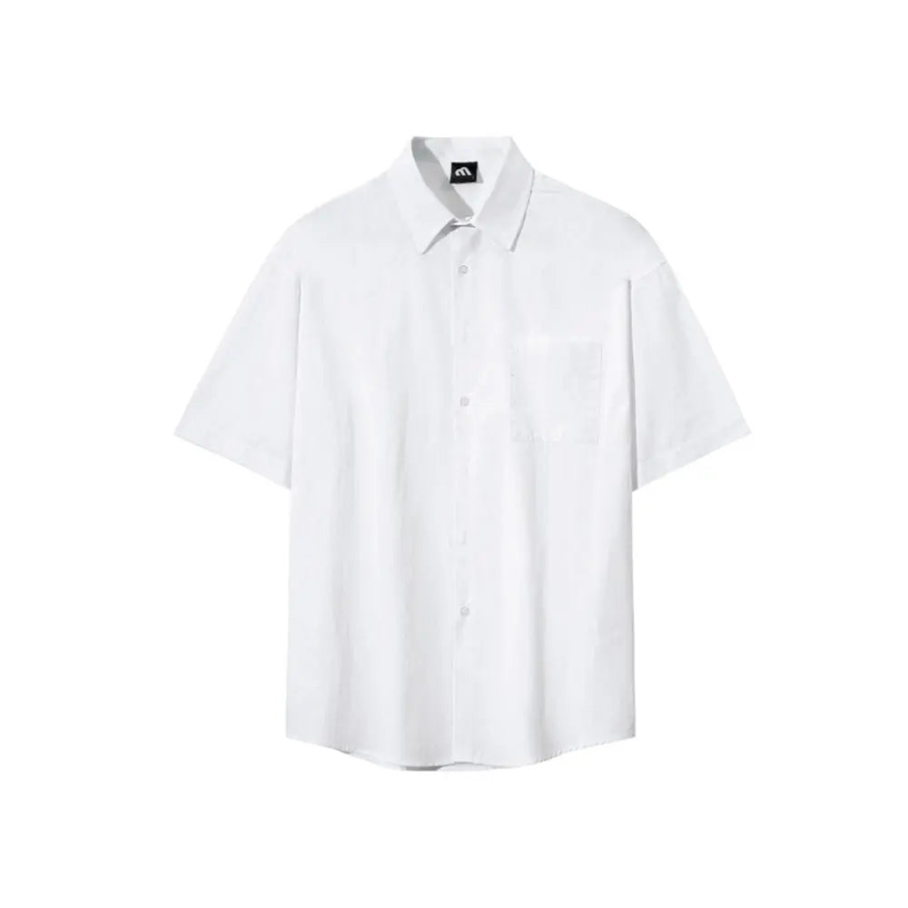 MEN S COTTON AND LINEN SHORT SLEEVED SHIRT image 4