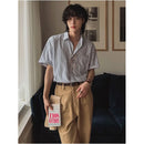RETRO STRIPED SHORT SLEEVED SHIRT image 1