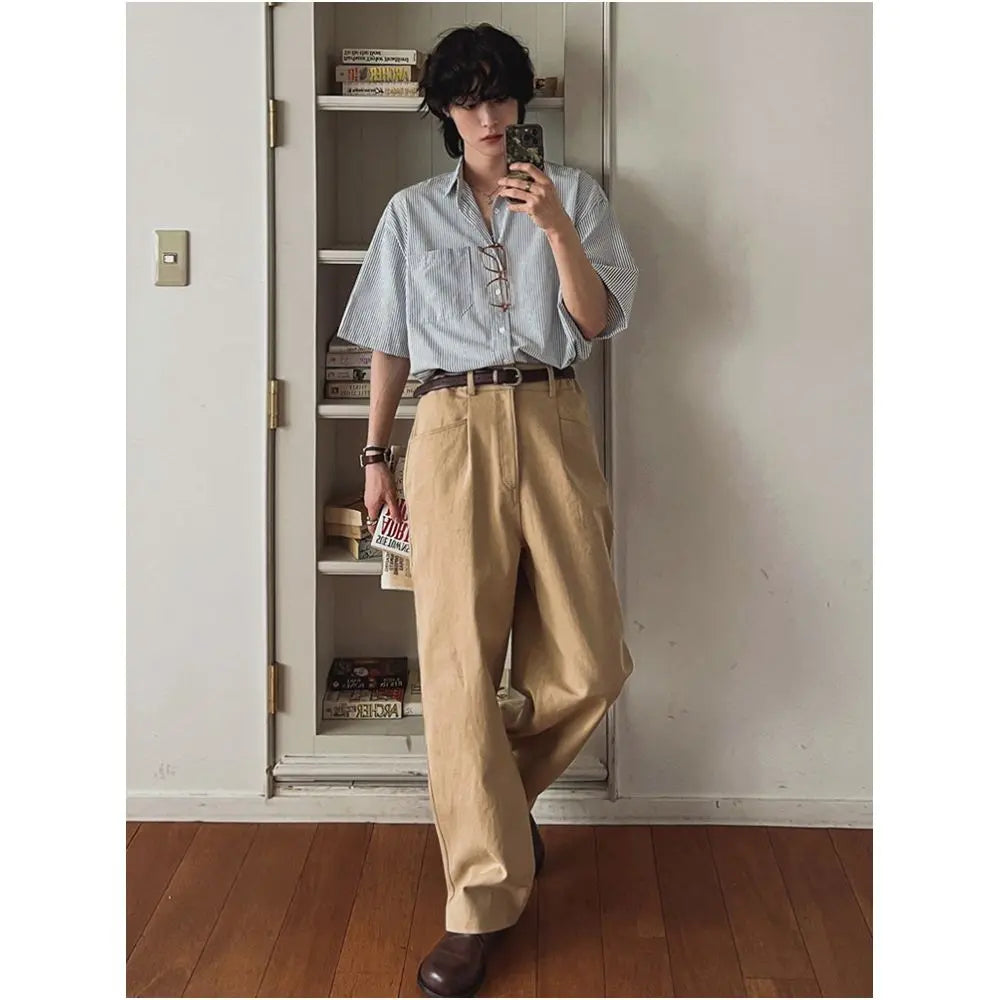 RETRO STRIPED SHORT SLEEVED SHIRT image 2