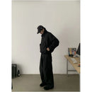 LOOSE FITTING WIDE LEG CASUAL FUNCTIONAL SPORTS PANTS image 2