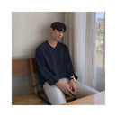 LOOSE FIT LONG SLEEVE LINEN SHIRT image 1