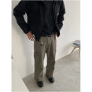 RETRO LOOSE STRAIGHT LEG PARATROOPER PANTS image 2