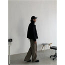 RETRO LOOSE STRAIGHT LEG PARATROOPER PANTS image 3