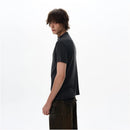 CROSSOVER COLLAR SHORT SLEEVED T SHIRT image 5
