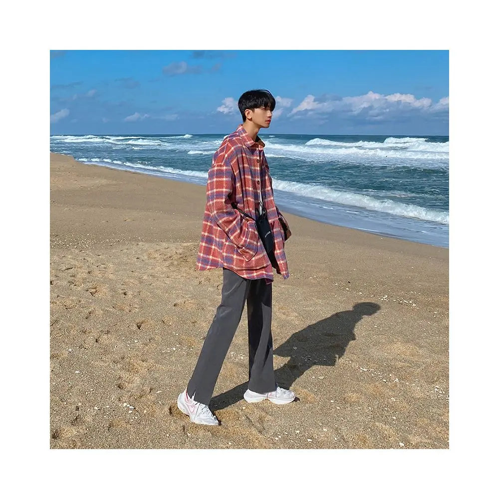 TRENDY CASUAL PLAID SHIRT