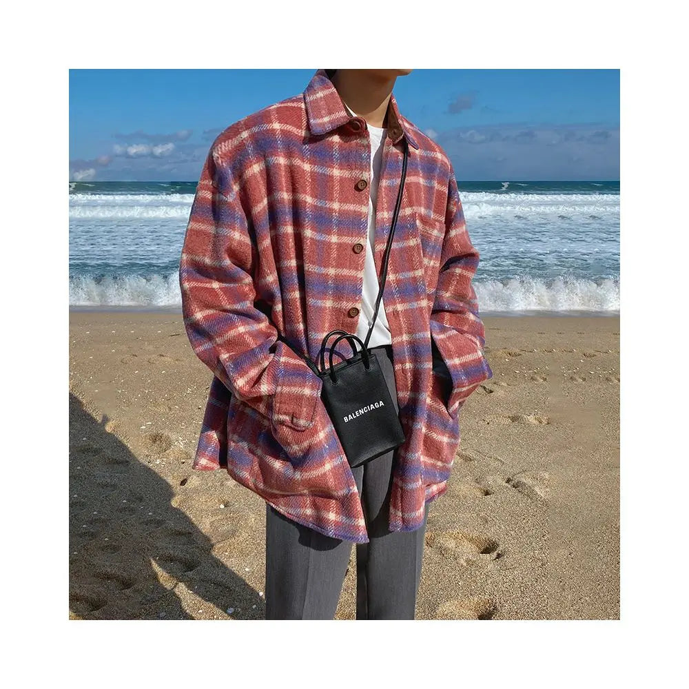 TRENDY CASUAL PLAID SHIRT image 4