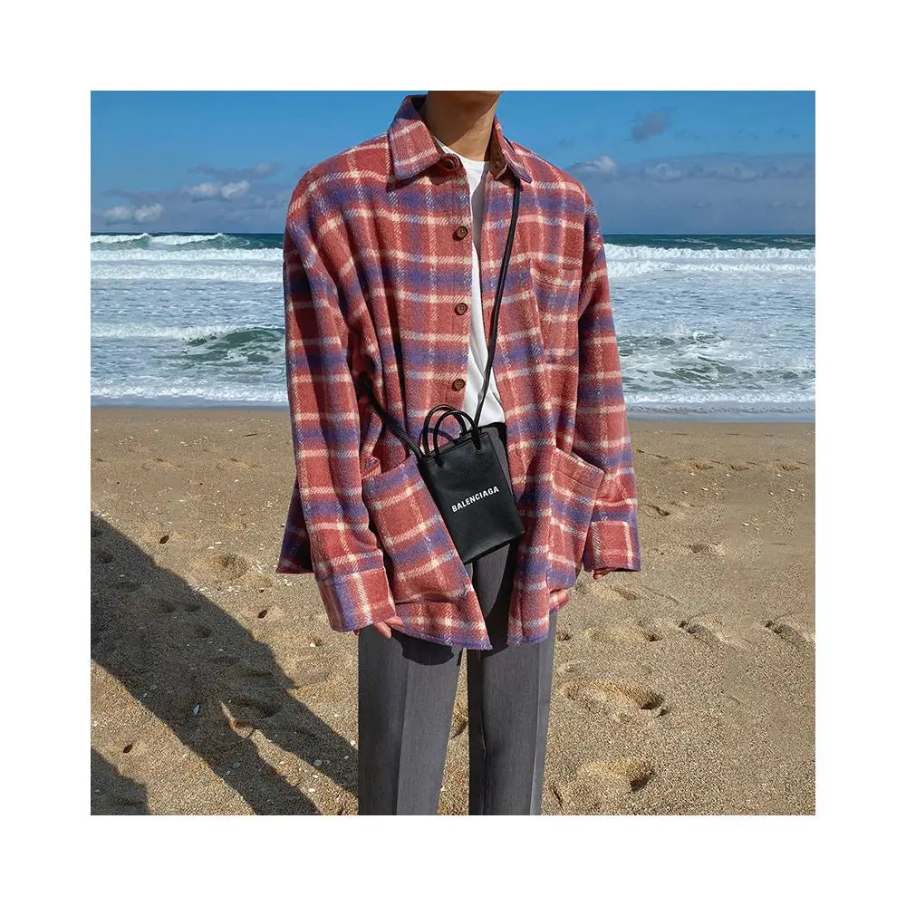 TRENDY CASUAL PLAID SHIRT