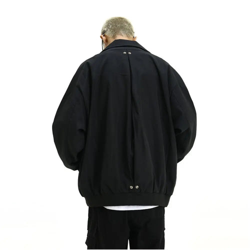 RETRO LOOSE FIT CASUAL WORKWEAR JACKET image 4
