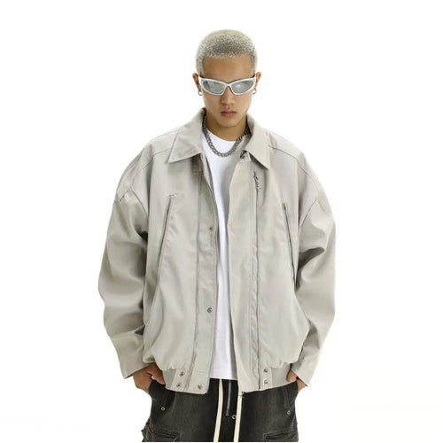 RETRO LOOSE FIT CASUAL WORKWEAR JACKET 无品牌/无注册商标