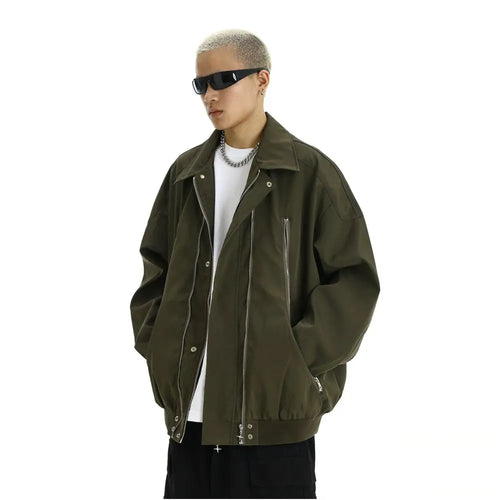 RETRO LOOSE FIT CASUAL WORKWEAR JACKET 无品牌/无注册商标