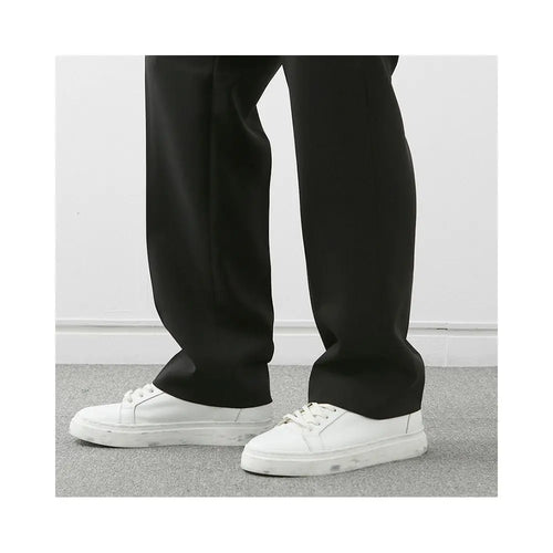 RETRO WIDE LEG STRAIGHT CUT TROUSERS image 4
