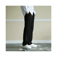 RETRO WIDE LEG STRAIGHT CUT TROUSERS