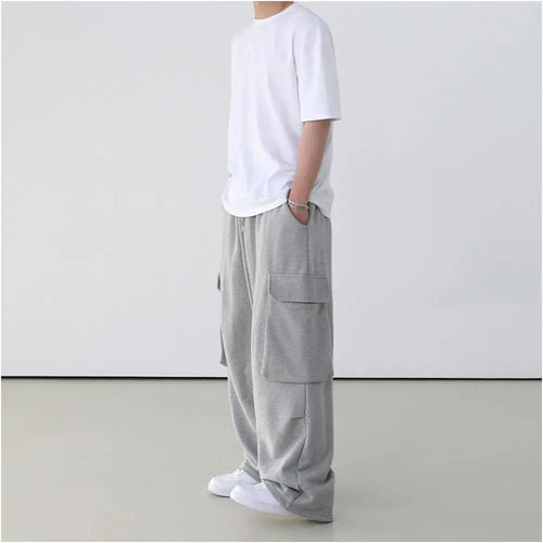 GREY UTILITY STYLE SWEATPANTS image 2