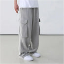 GREY UTILITY STYLE SWEATPANTS image 3