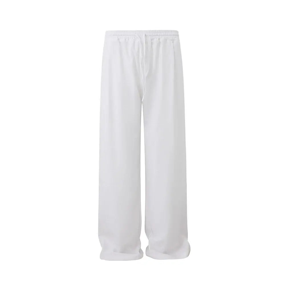 LOOSE FITTING WIDE LEG LINEN TROUSERS image 5