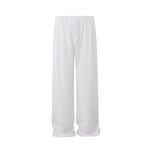 LOOSE FITTING WIDE LEG LINEN TROUSERS image 5