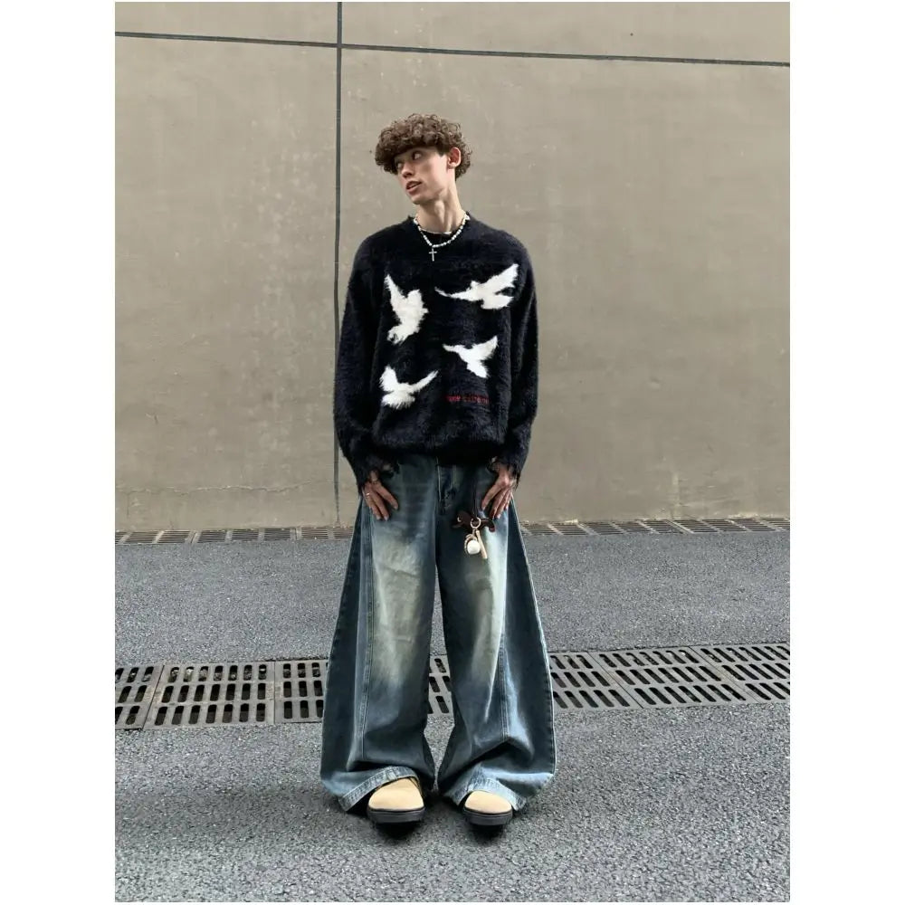 VINTAGE STYLE LOOSE RELAXED FIT KNIT TOP image 4