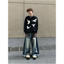 VINTAGE STYLE LOOSE RELAXED FIT KNIT TOP image 4