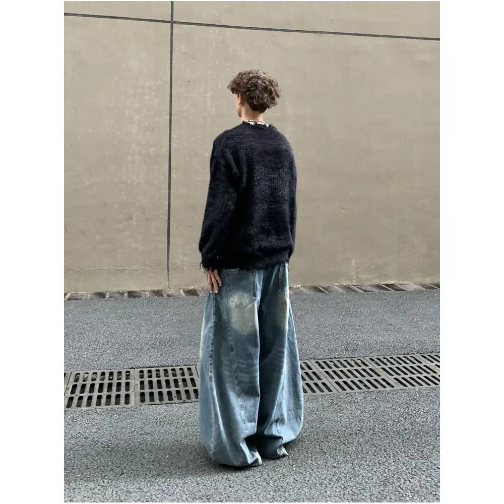 VINTAGE STYLE LOOSE RELAXED FIT KNIT TOP image 5