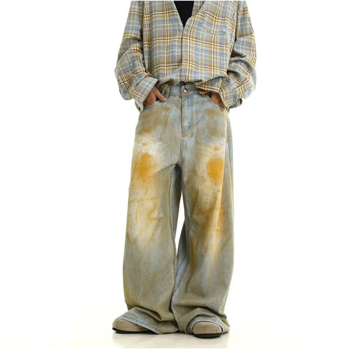 WASTELAND INSPIRED MUD WASH JEANS 无品牌/无注册商标
