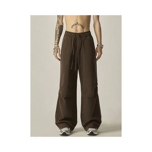 LOOSE FIT WIDE LEG PARACHUTE PANTS image 4