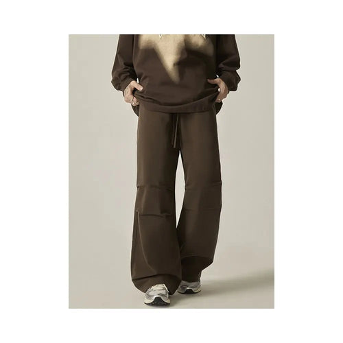 LOOSE FIT WIDE LEG PARACHUTE PANTS ISIETS