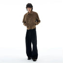RETRO AIRPLANE BUCKLE SUEDE JACKET image 2