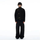 RETRO AIRPLANE BUCKLE SUEDE JACKET image 5