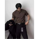 HENRY COLLAR SHORT SLEEVE T SHIRT image 4