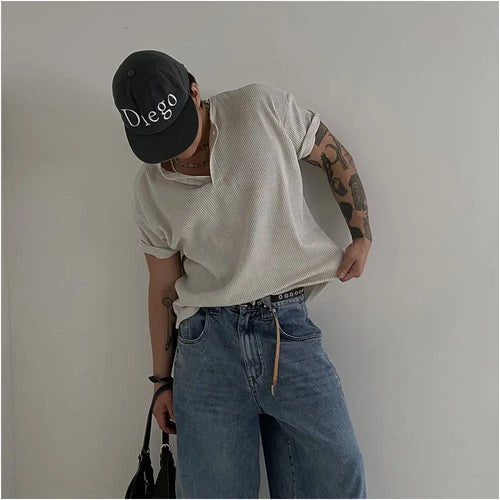HENRY COLLAR WAFFLE SHORT SLEEVE image 2