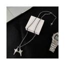 Carmen personality retro titanium steel pendant necklace men s trend ins hip hop cold style light luxury niche high end accessories image 2